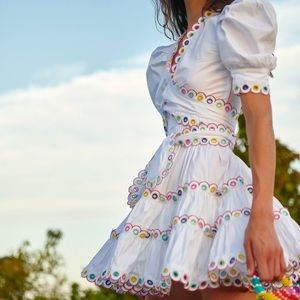 CeliaB white nadir dress. Worn one time. Size small. Excellent condition.